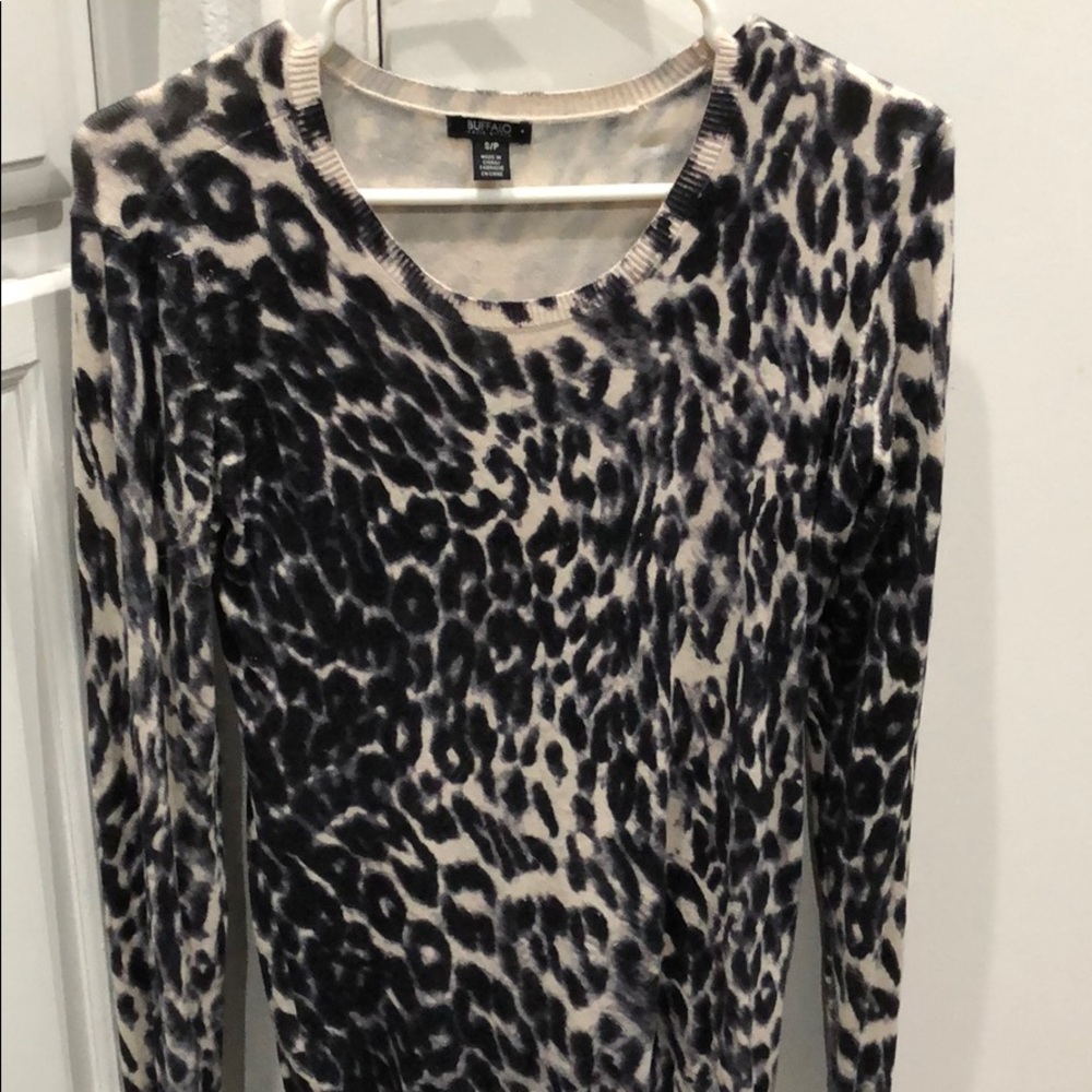 Leopard print sweater